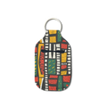 Mudcloth Hand Sanitizer Keychain