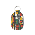 Mudcloth Hand Sanitizer Keychain