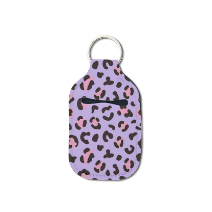 Leopard Life Hand Sanitizer Keychain