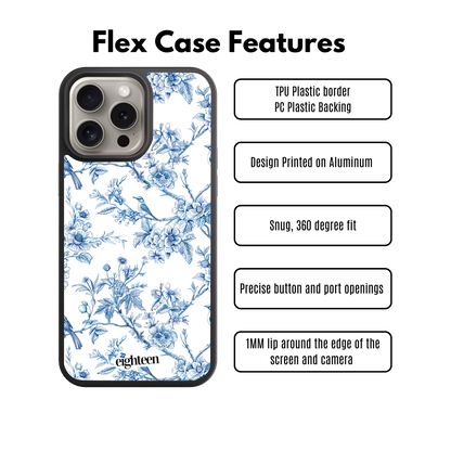 Porcelain Bloom Flex Phone Case