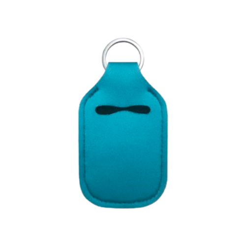 Solid Color Hand Sanitizer Keychain