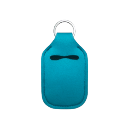 Solid Color Hand Sanitizer Keychain