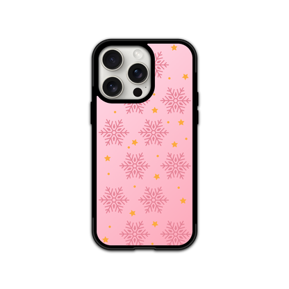 Pink Snowflake Flex Phone Case