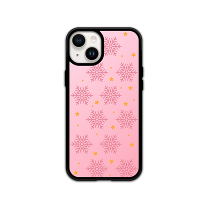 Pink Snowflake Flex Phone Case