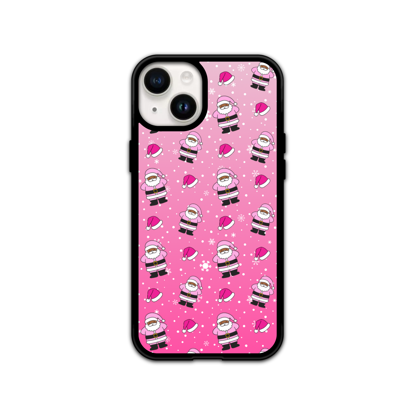 Pink Santa Flex Phone Case