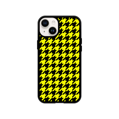 Neon Houndstooth Flex Phone Case