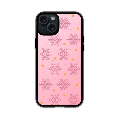 Pink Snowflake Flex Phone Case