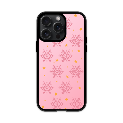 Pink Snowflake Flex Phone Case