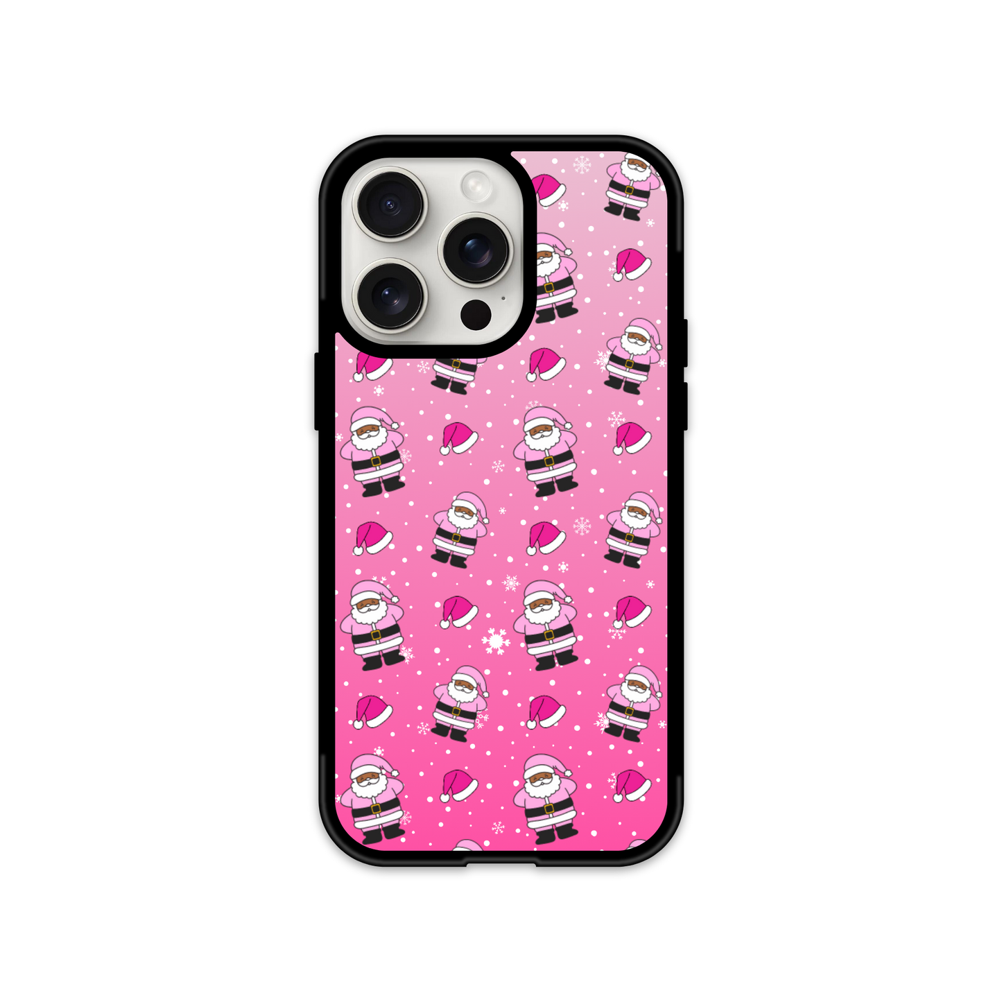 Pink Santa Flex Phone Case