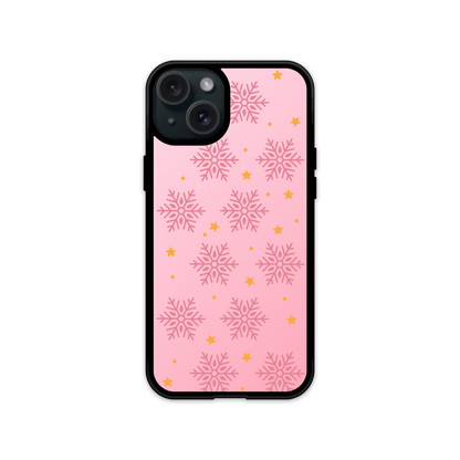 Pink Snowflake Flex Phone Case