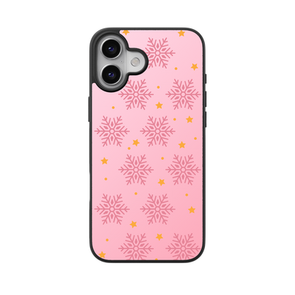 Pink Snowflake Flex Phone Case