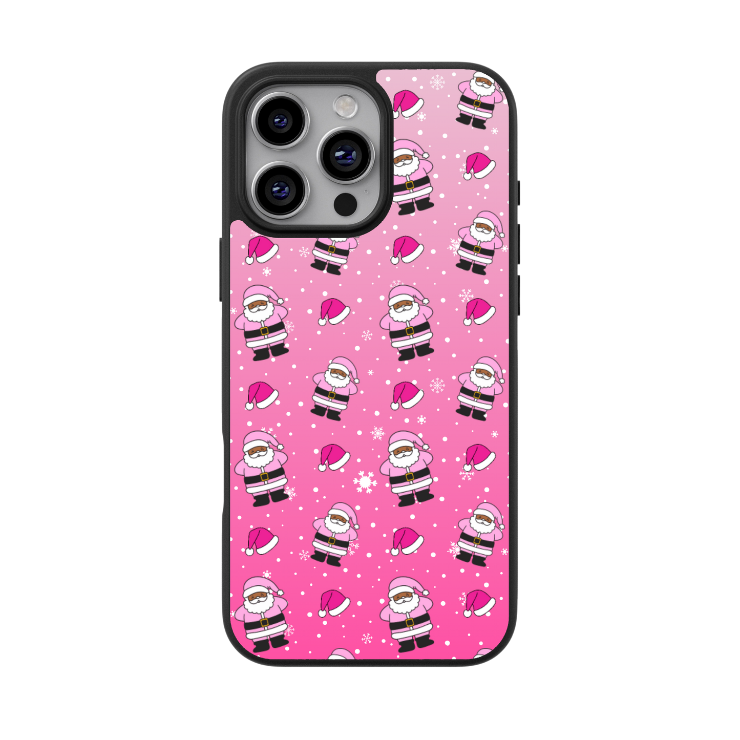 Pink Santa Flex Phone Case