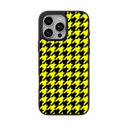 Neon Houndstooth Flex Phone Case