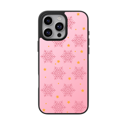 Pink Snowflake Flex Phone Case