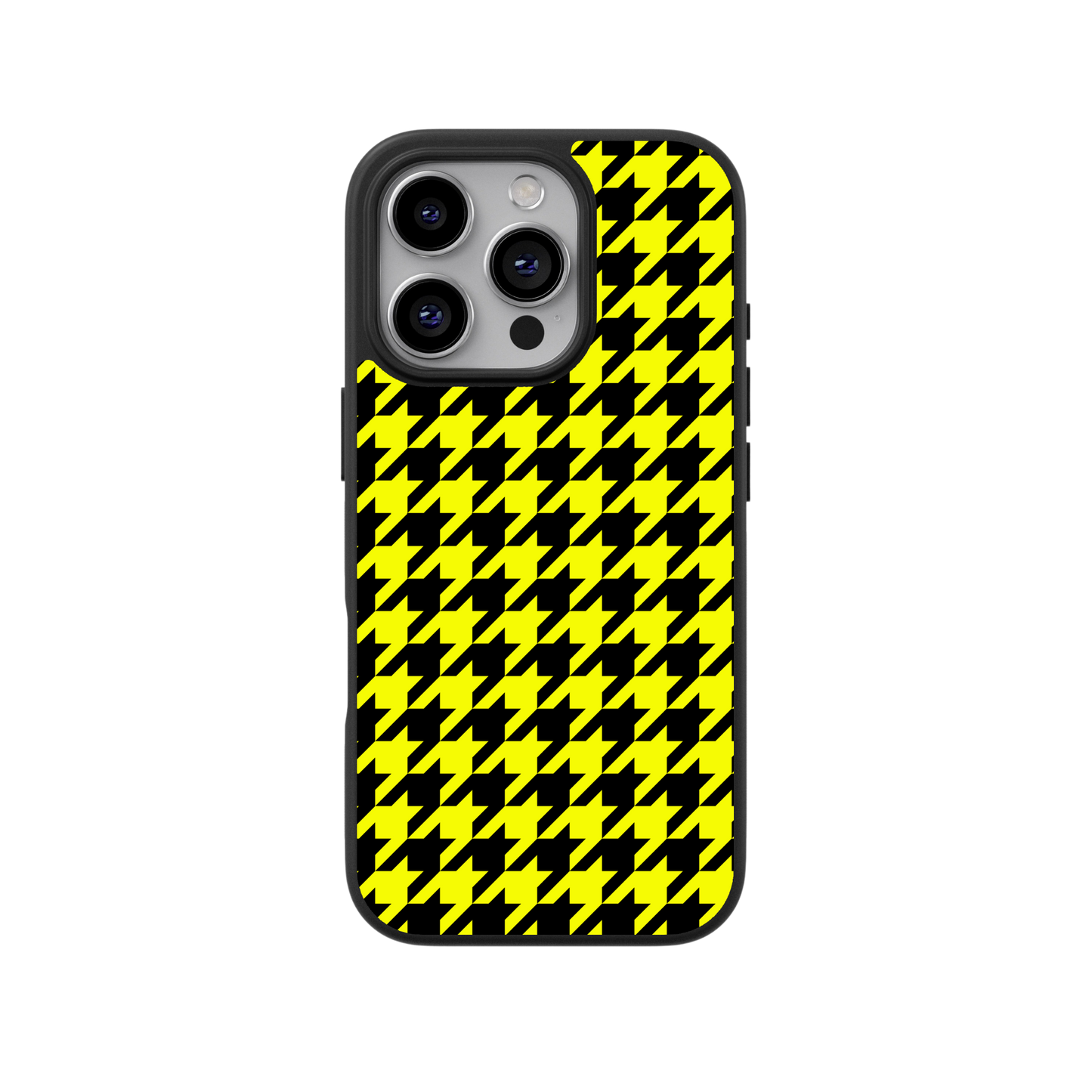 Neon Houndstooth Flex Phone Case