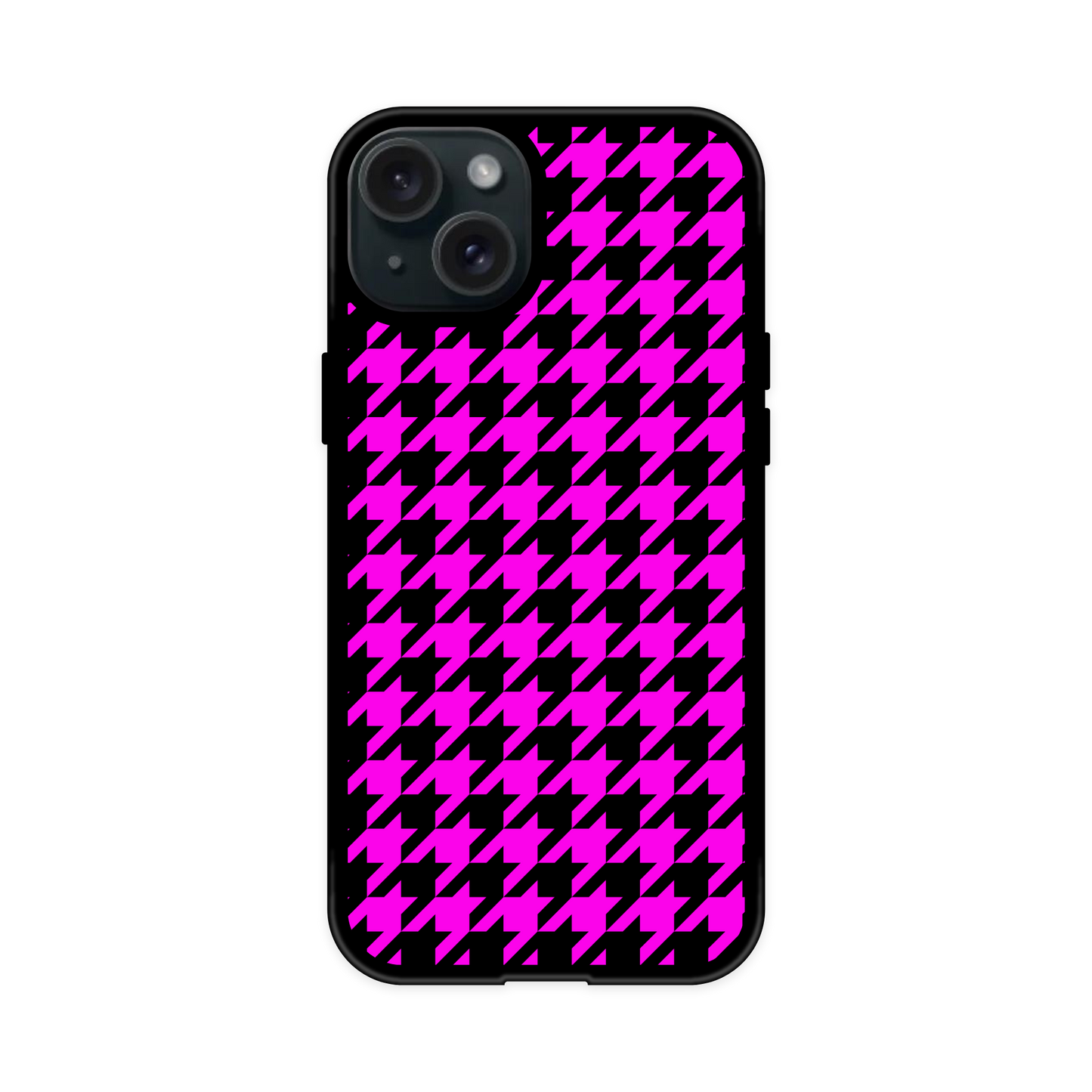 Neon Houndstooth Flex Phone Case