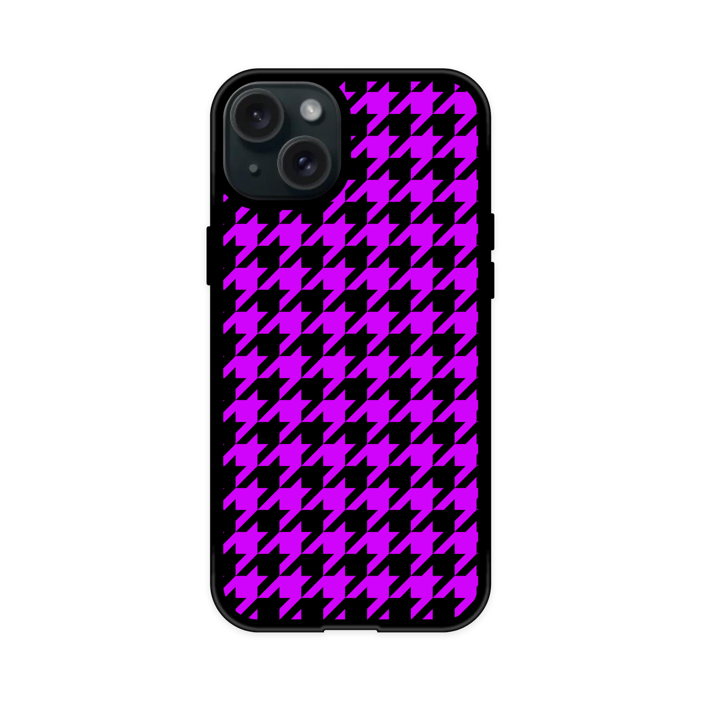 Neon Houndstooth Flex Phone Case