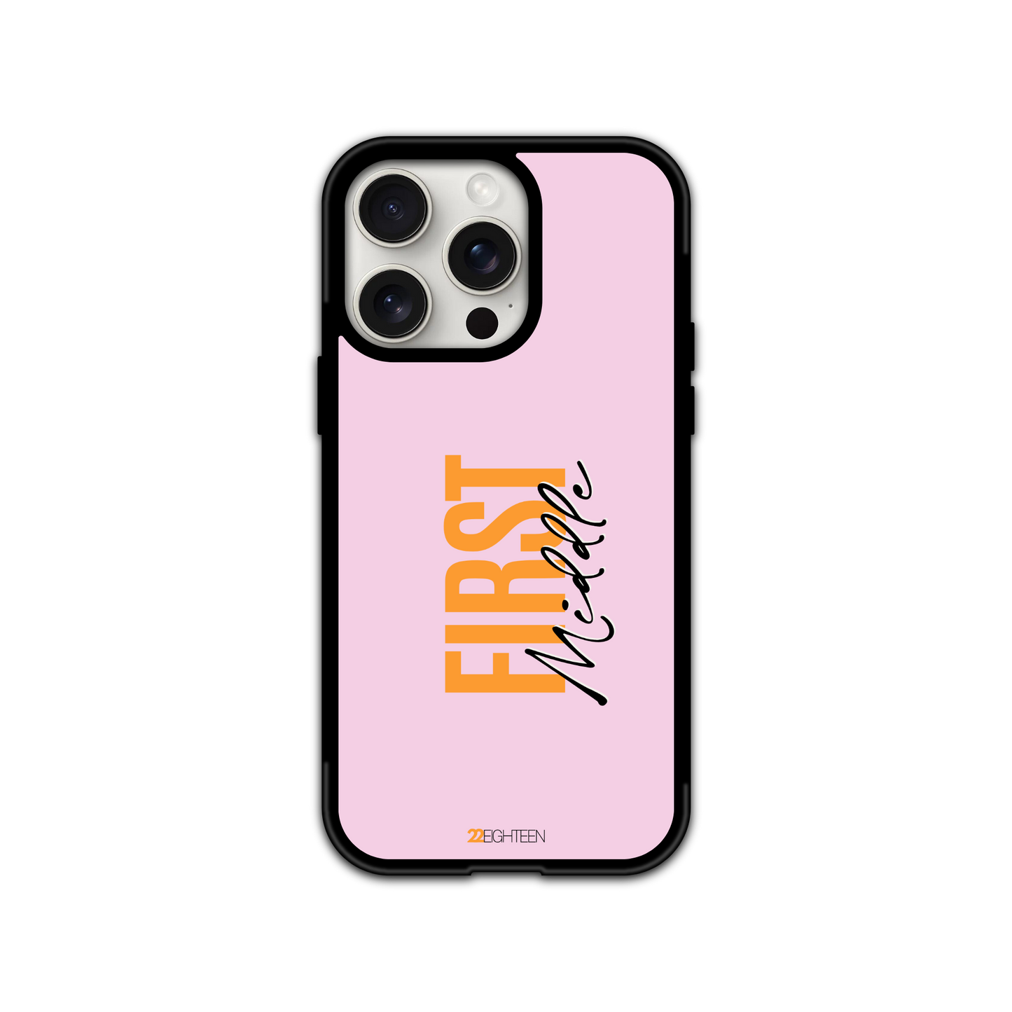 Custom Stack Name Flex Phone Case