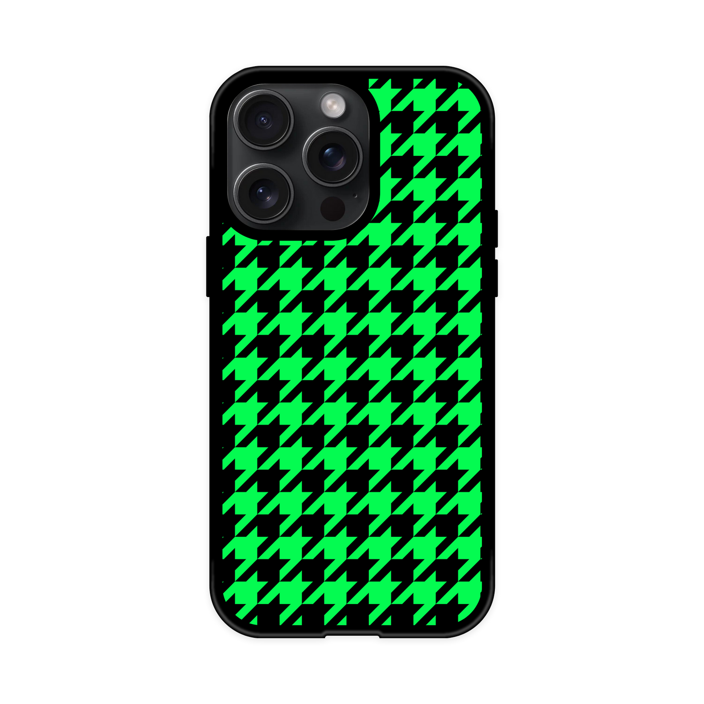 Neon Houndstooth Flex Phone Case