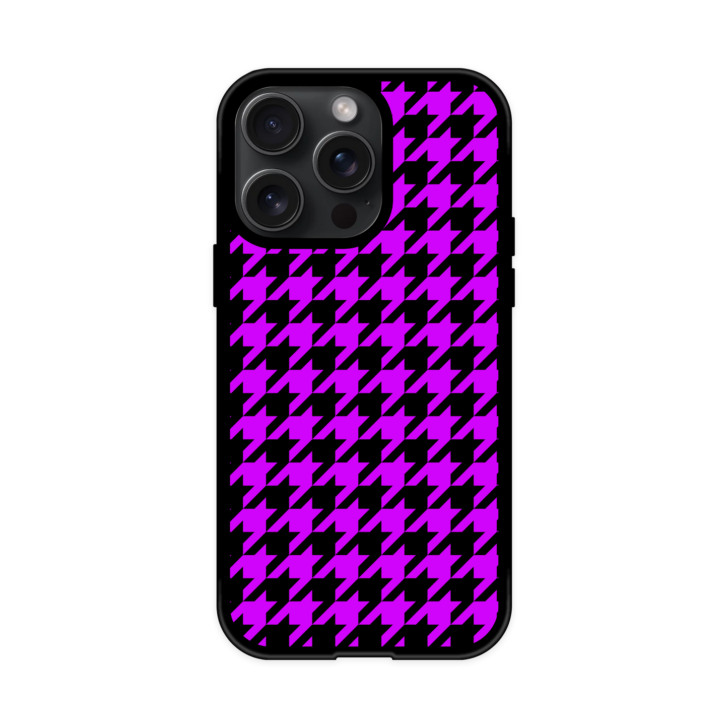 Neon Houndstooth Flex Phone Case