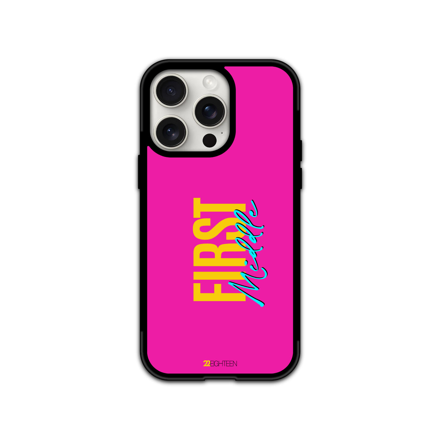 Custom Stack Name Flex Phone Case