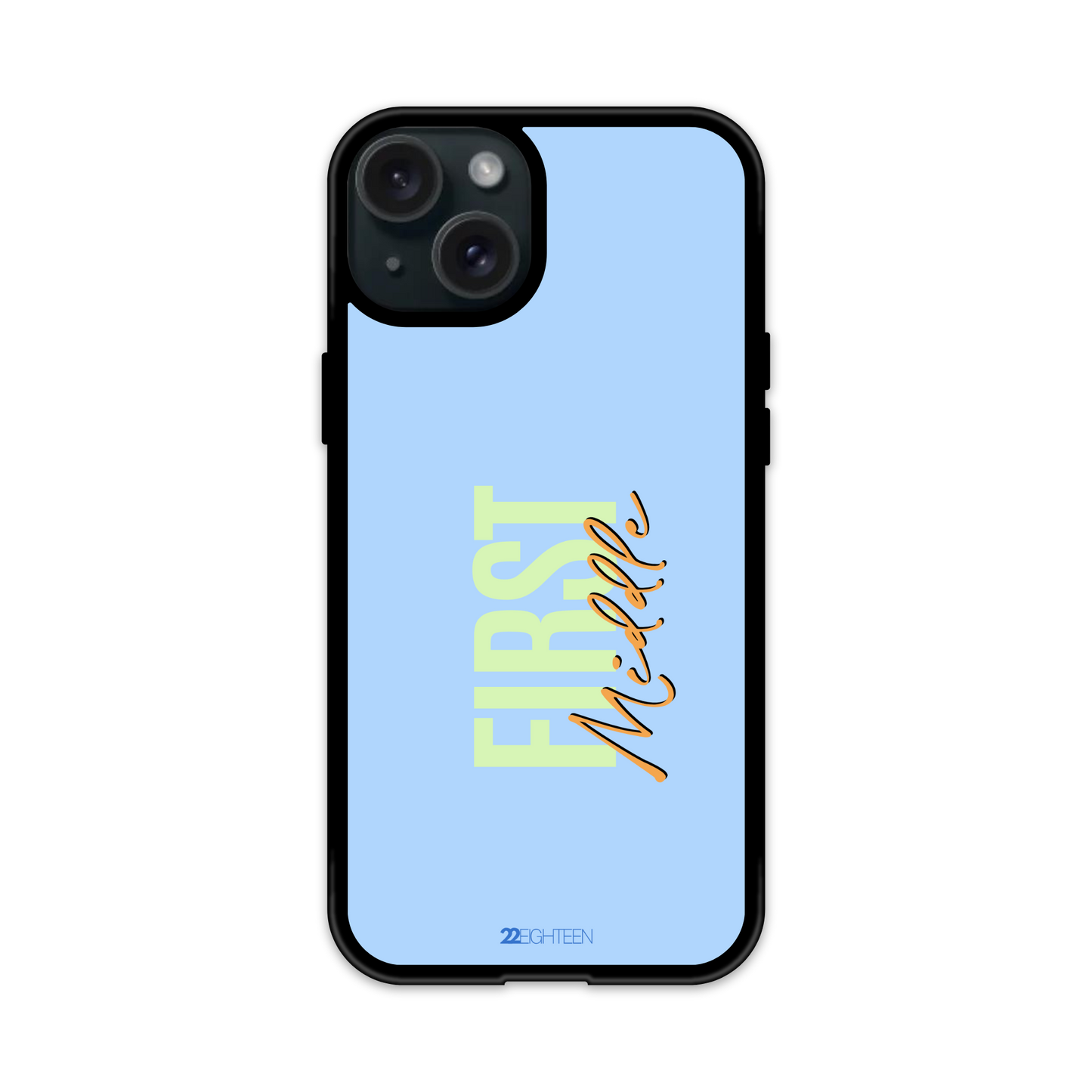 Custom Stack Name Flex Phone Case