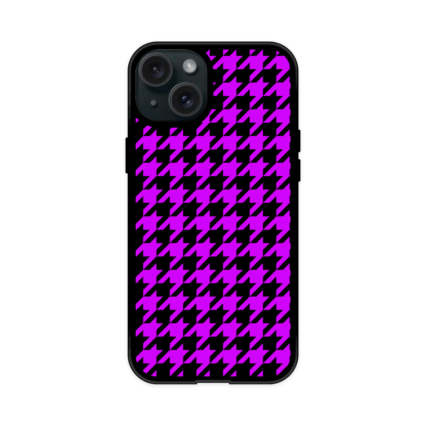 Neon Houndstooth Flex Phone Case