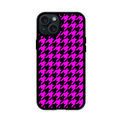 Neon Houndstooth Flex Phone Case