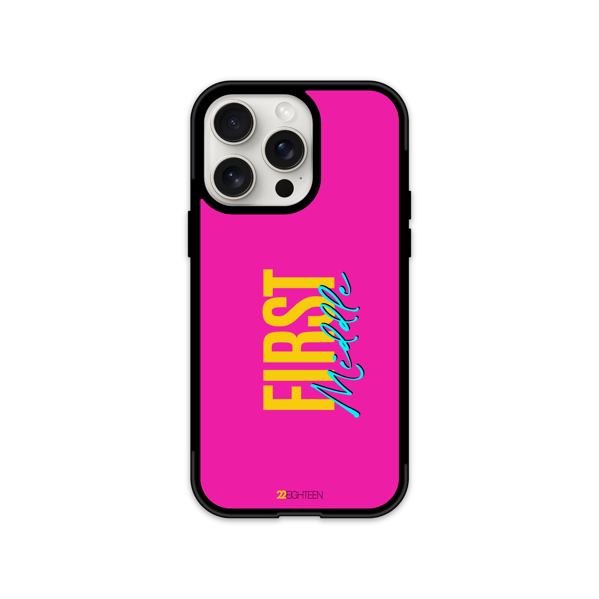 Custom Stack Name Flex Phone Case