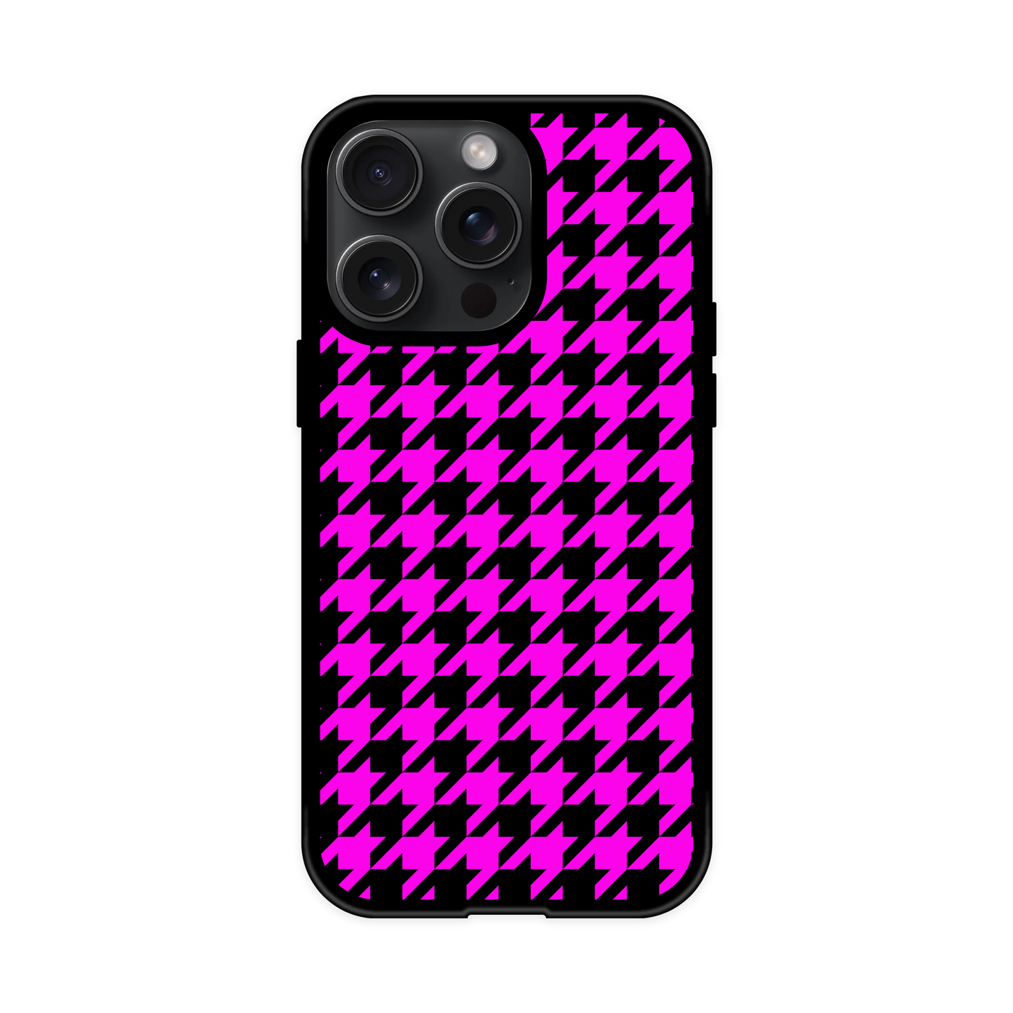 Neon Houndstooth Flex Phone Case