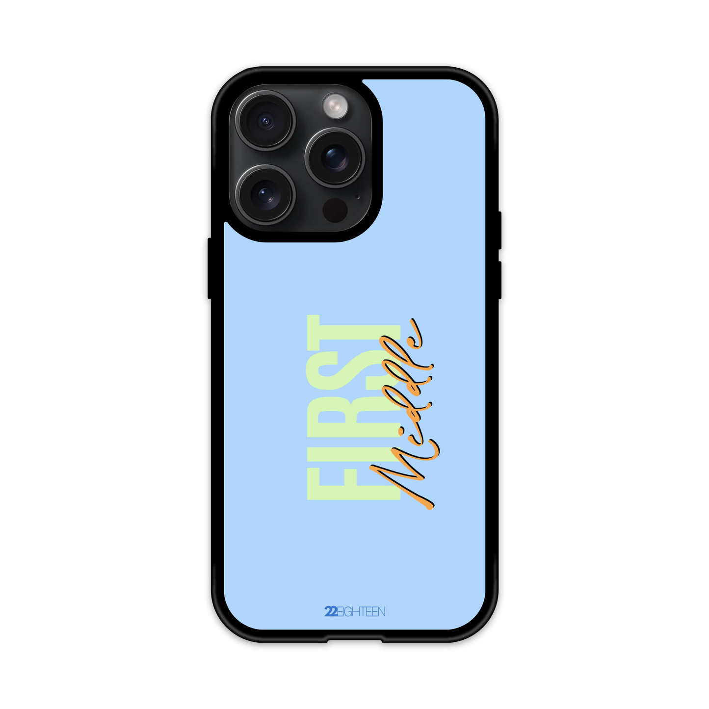 Custom Stack Name Flex Phone Case