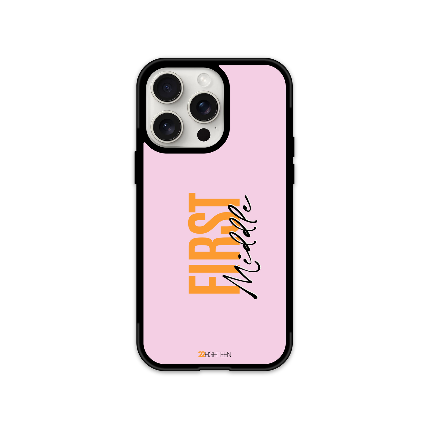 Custom Stack Name Flex Phone Case