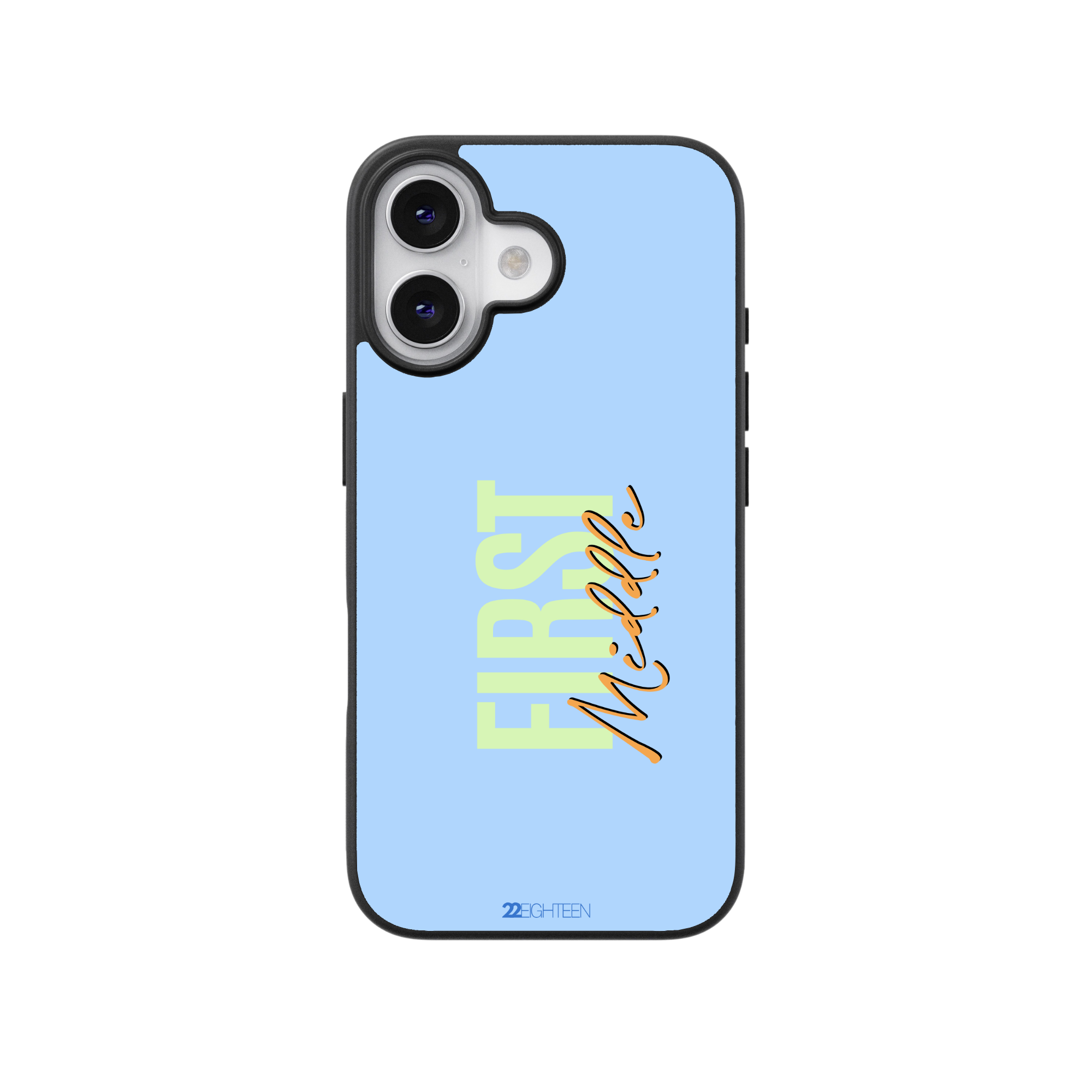 Custom Stack Name Flex Phone Case
