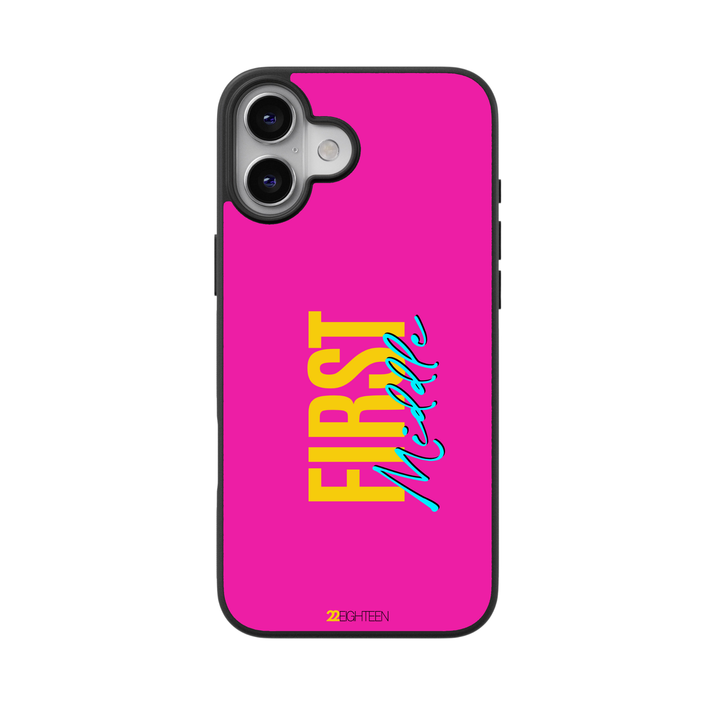 Custom Stack Name Flex Phone Case