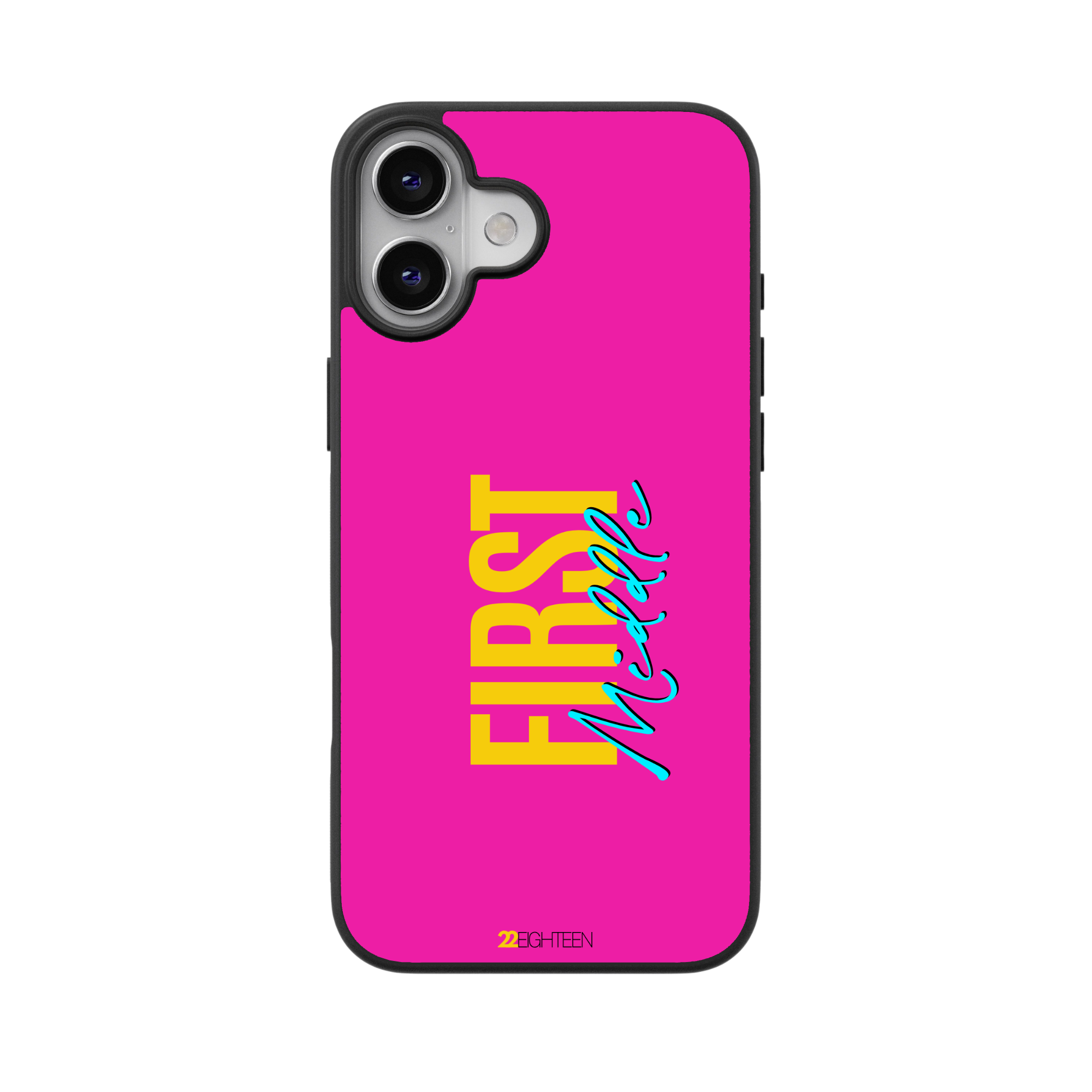 Custom Stack Name Flex Phone Case