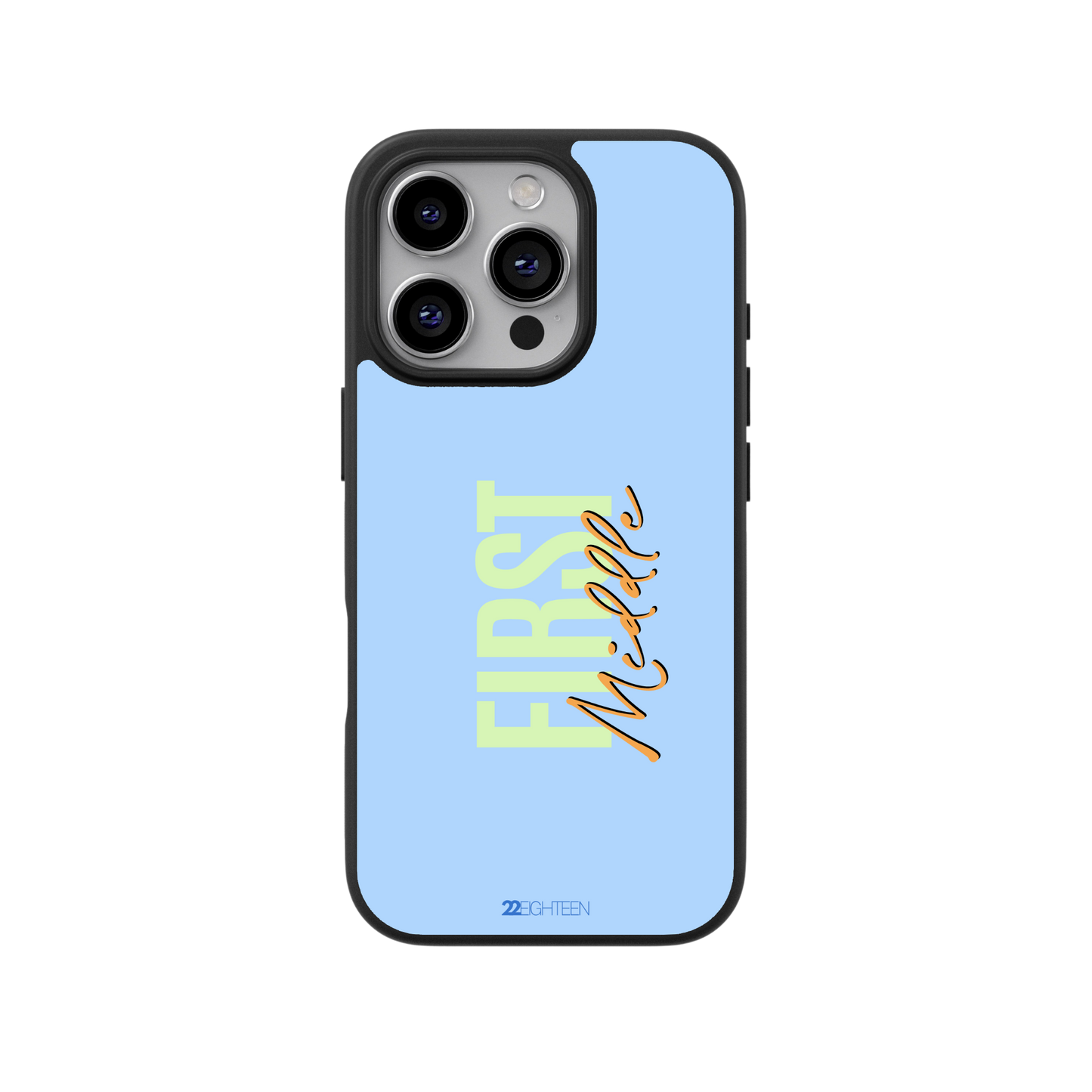 Custom Stack Name Flex Phone Case