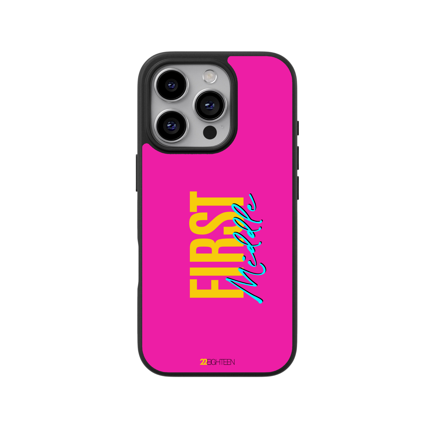 Custom Stack Name Flex Phone Case