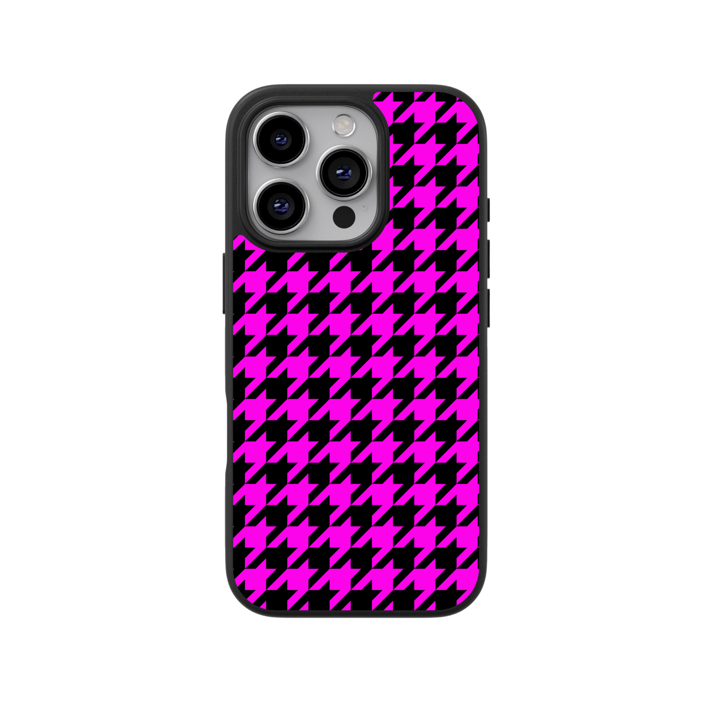 Neon Houndstooth Flex Phone Case