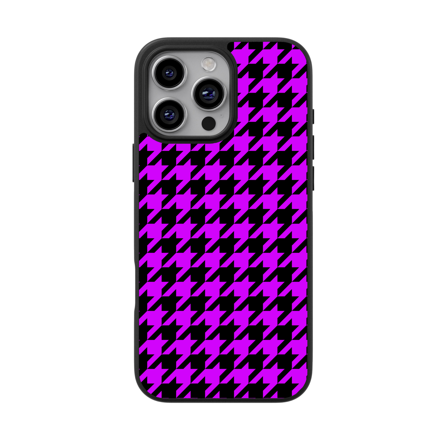 Neon Houndstooth Flex Phone Case