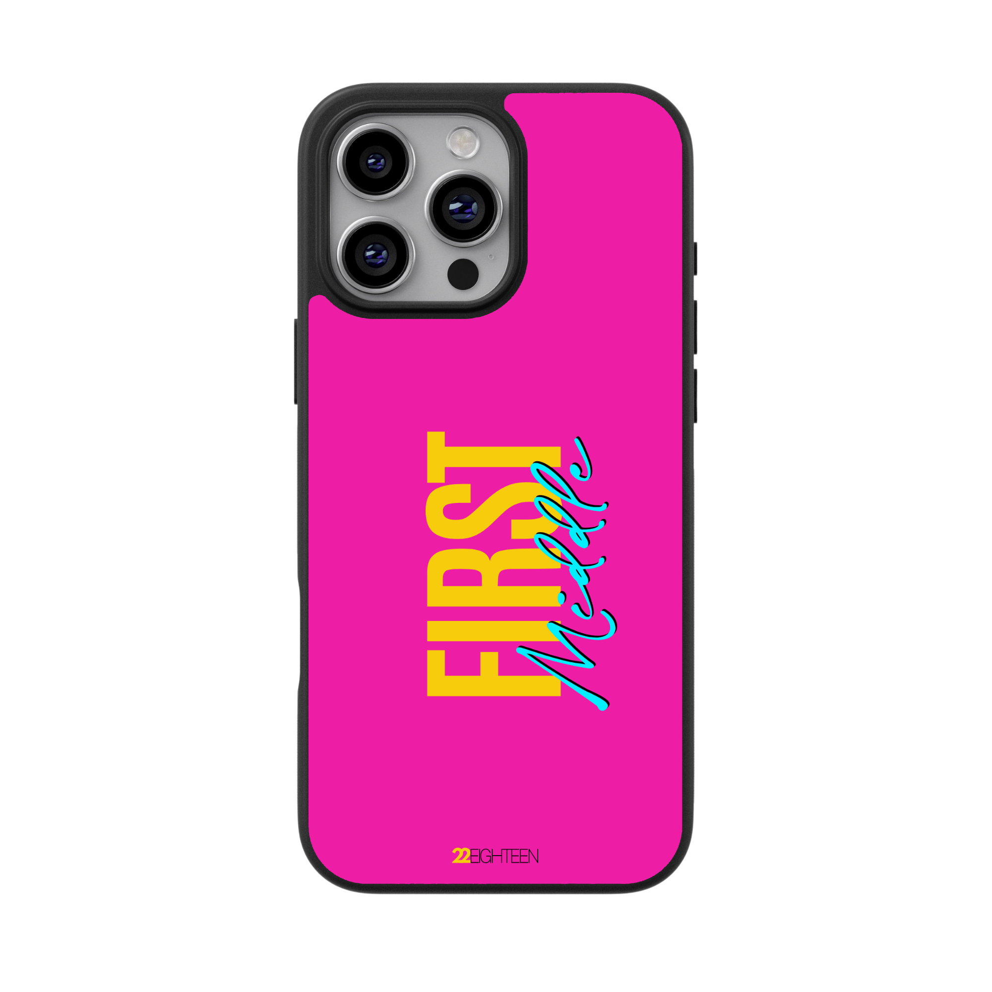 Custom Stack Name Flex Phone Case