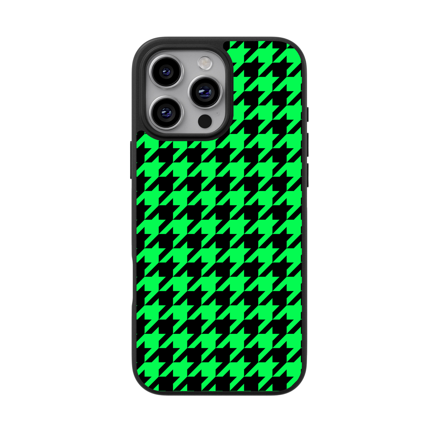 Neon Houndstooth Flex Phone Case