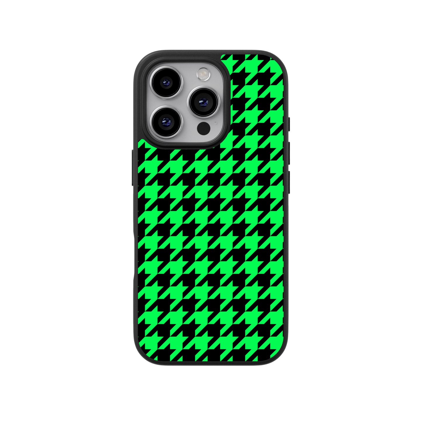 Neon Houndstooth Flex Phone Case