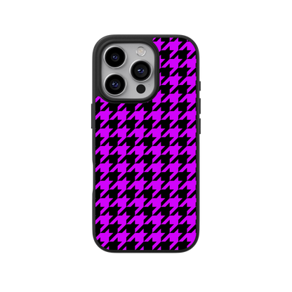 Neon Houndstooth Flex Phone Case