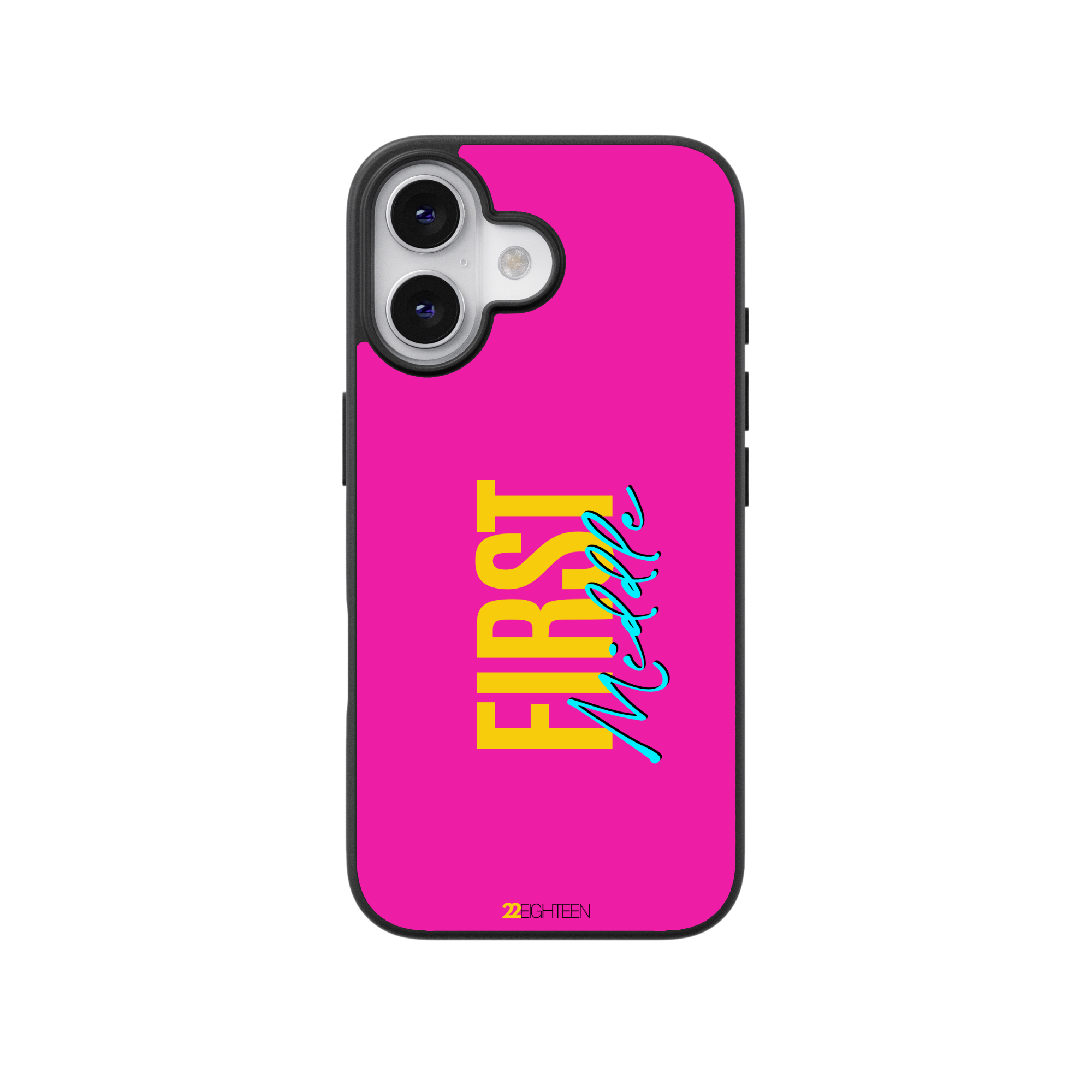 Custom Stack Name Flex Phone Case