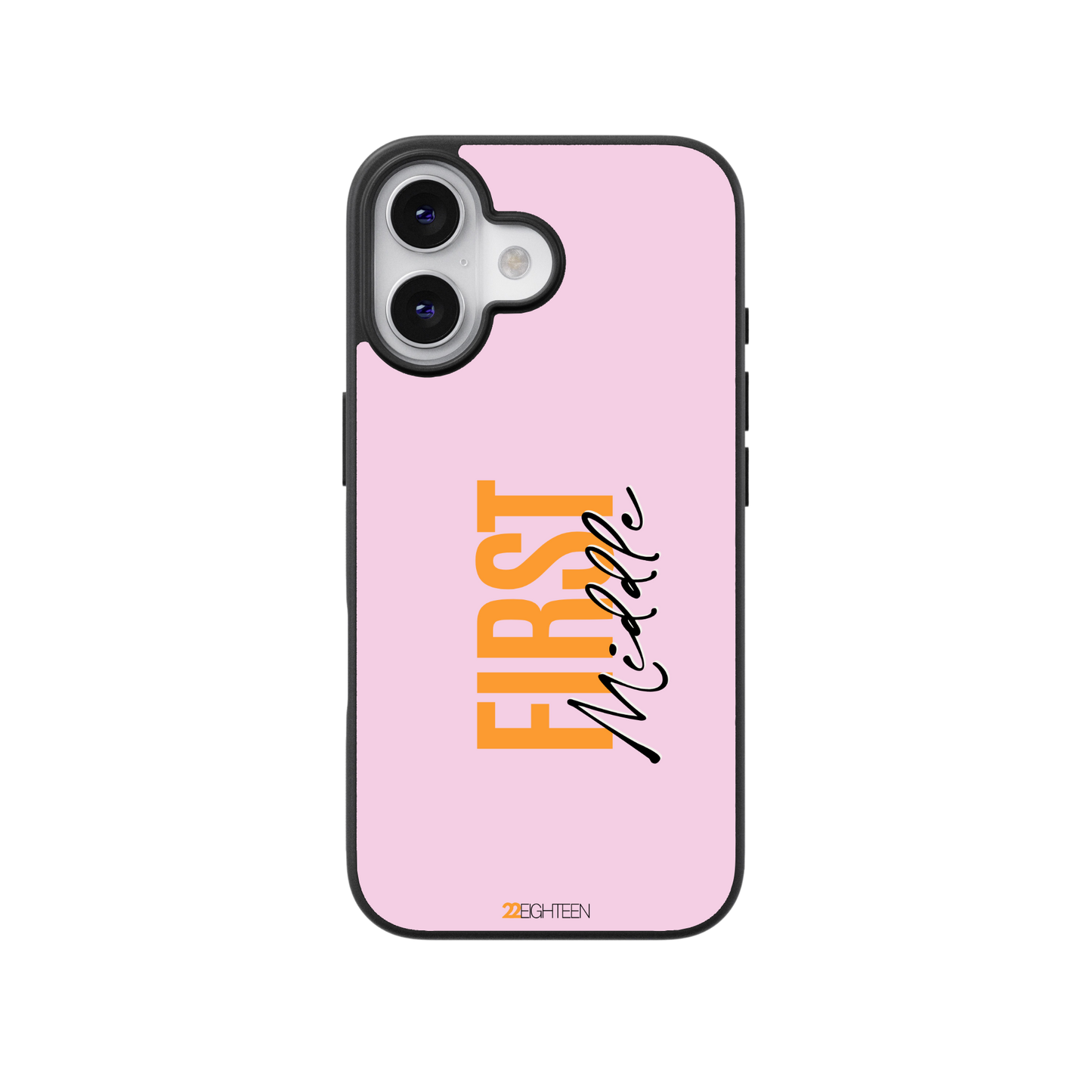 Custom Stack Name Flex Phone Case