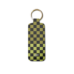 Split the Check Lip Balm Pouch Keychain