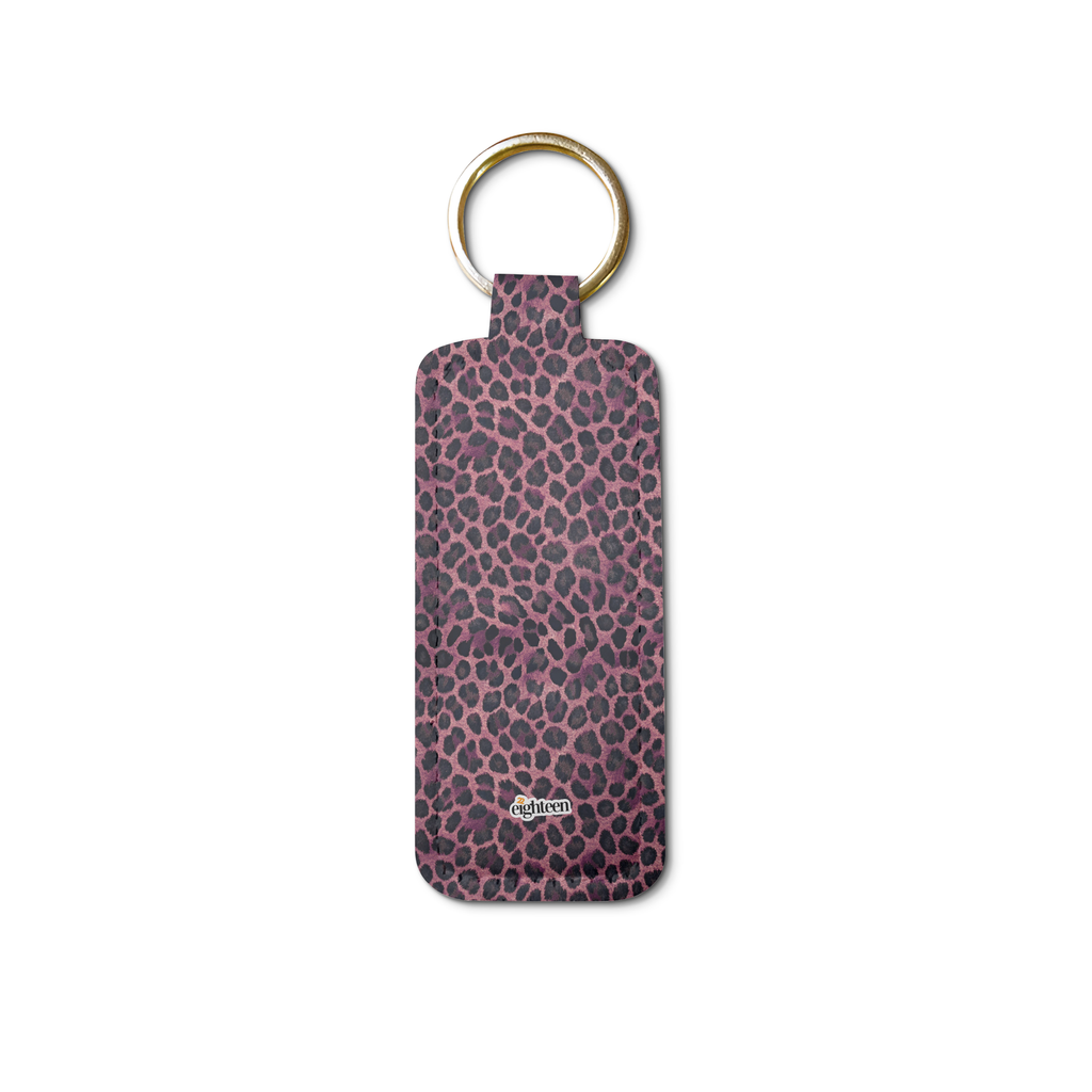 Midnight Plum Lip Balm Pouch Keychain