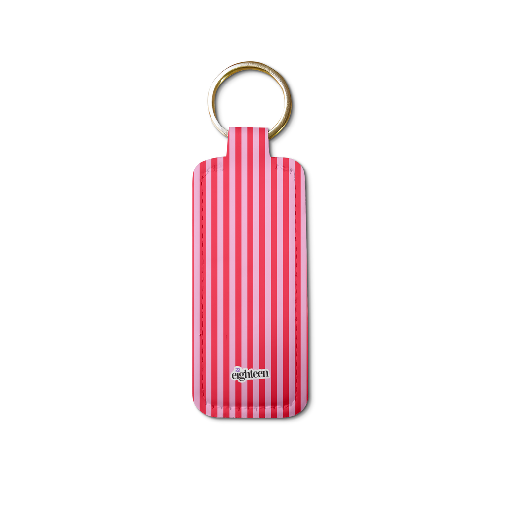 Heartline Lip Balm Pouch Keychain