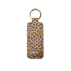 Lux Leopard Lip Balm Pouch Keychain