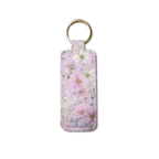 Lilac Whisper Lip Balm Pouch Keychain